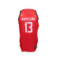 Майка без рукавов Under Armour красная с надписью MARYLAND 13, р.L/G