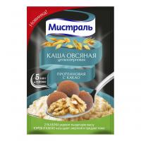 Каша овсяная МИСТРАЛЬ Протеиновая с какао 40гр/пак
