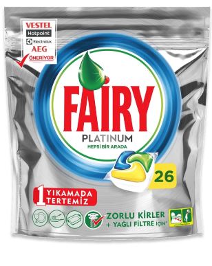 Капсулы для п/м машины FAIRY Platinum AllInOne 26шт