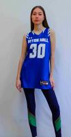 Майка без рукавов двусторонняя Under Armour синяя с бел SETON HALL 32, р.L/G