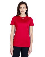 Футболка спортивная женская UNDER ARMOUR, красная, размер S-M
