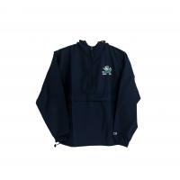 Штормовка Champion с капюшоном  и логотипом NOTRE DAME FIGHTING IRISH, темно синяя, размер S
