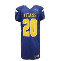 Майка спортивная для американского футбола NIKE, синяя с надписью TITANS 20, размер L/G
