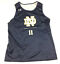 Майка спортивная женская UNDER ARMOUR без рукавов, синяя надписью Notre Dame, размер L/G
