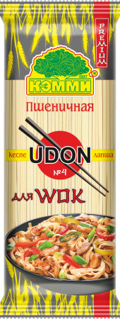 Лапша пшеничная PREMIUM UDON № 3 для WOK 250 гр.