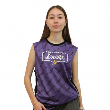 Майка спортивная мужская NBA LA Lakers сиреневая