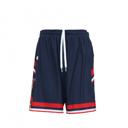 Шорты спортивные мужские Under Armour, синие с надписью St.Jonson, размер L/G