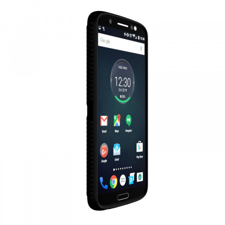 Чехол Motorola G6. Speck Presidio Grip Series Hybrid - черный