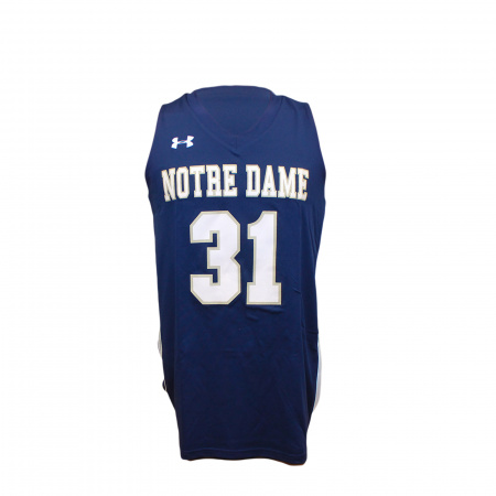 Майка без рукавов Under Armour синяя/белая двусторон NOTRE DAME 31, р.S/M