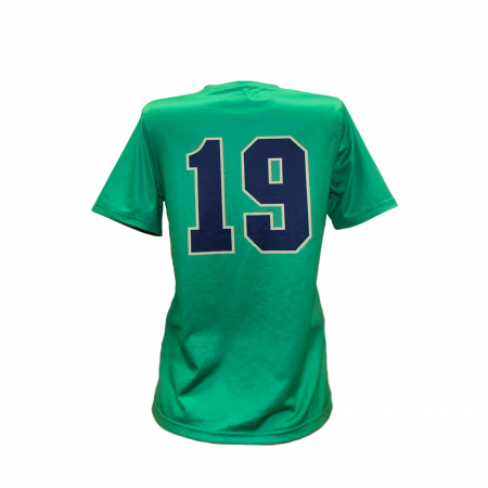 Майка с коротким рукавом Under Armour Notre Dame 19, зеленая, р.S/M