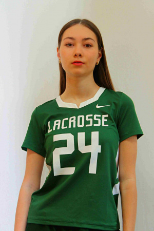 Майка с коротким рукавом NIKE зеленая LACROSSE 24, р.M