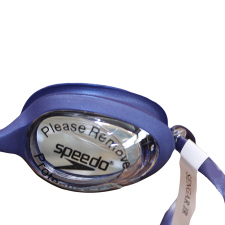 Очки для плавания Speedo Segnar Jr., синие/прозрачное