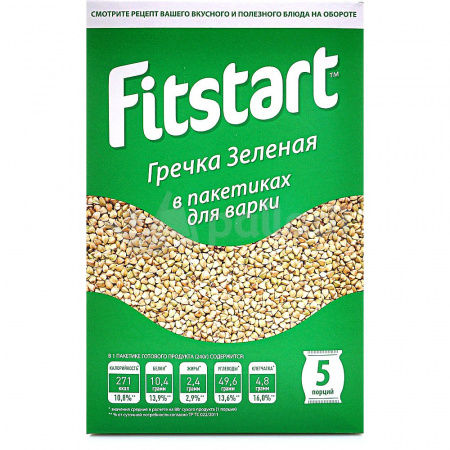 Гречка FITSTAR зеленая 5х80гр