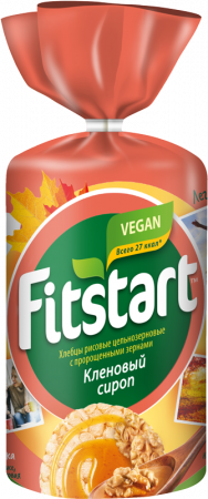 Хлебцы FITSTART рисовые Кленовый сироп 100гр