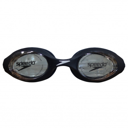 Очки для плавания Speedo Sengar, черные /прозрачное стекло