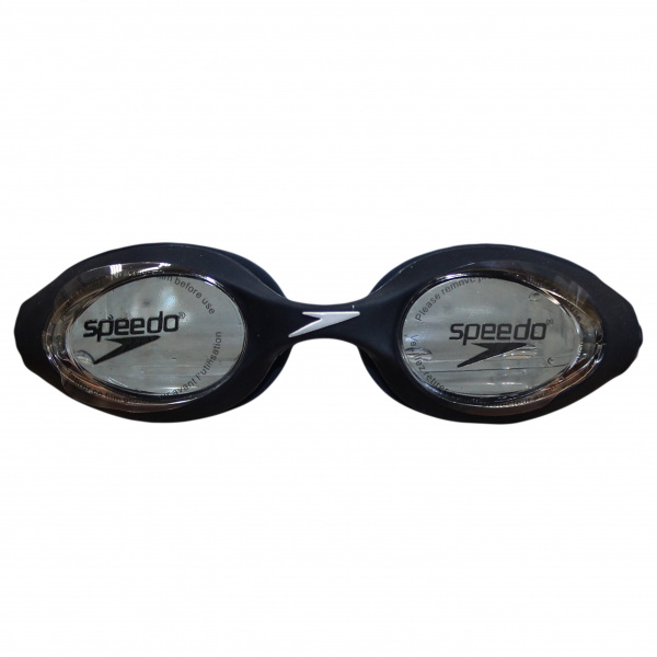 Очки для плавания Speedo Sengar, черные /прозрачное стекло