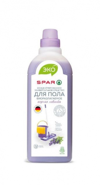 Средство для Пола SPAR ЭКО Горная Лаванда 0,75л