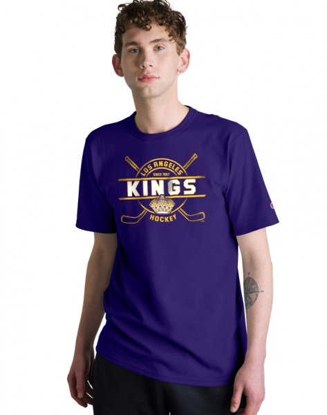 Футболка мужская Champion NHL Los Angeles King, цвет purple, S