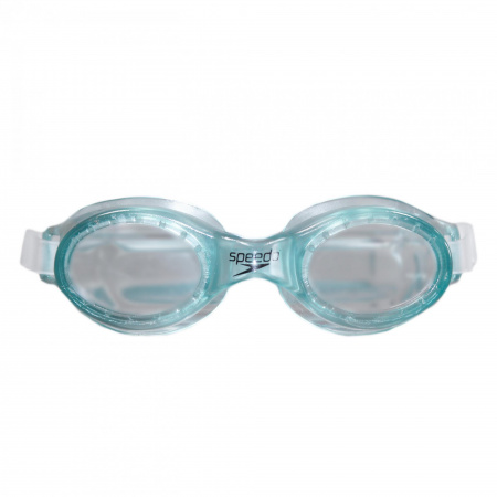 Очки для плавания Speedo JR Hydrospex прозрачный, оправа голубая