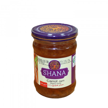 Варенье из моркови SHANA в стеклянной упаковке, 285г 