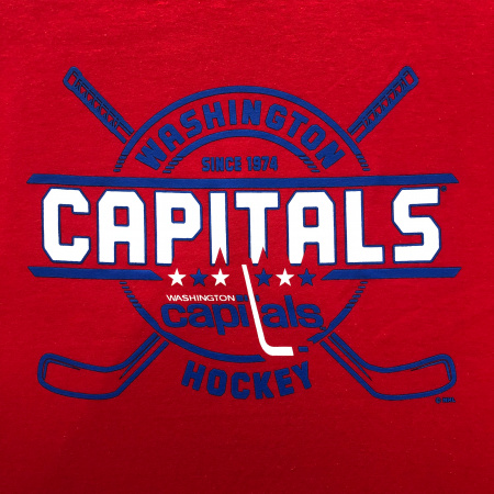 Футболка мужская Champion NHL Washington Capital, цвет scarlet, 2XL