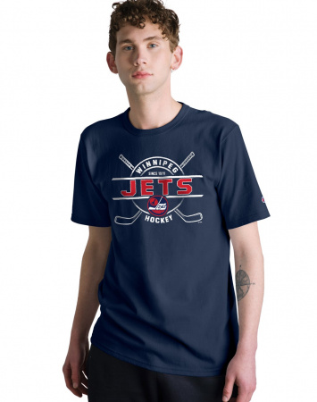 Футболка мужская Champion NHL Winnipeg Jets , цвет navy, размер 2XL