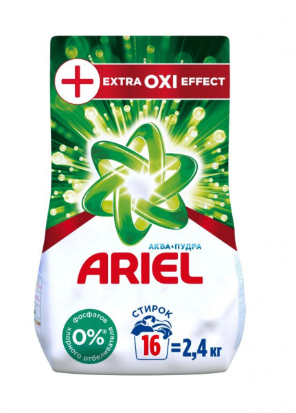 Порошок стиральный ARIEL Aut Exstra OXI Effect 2,4кг