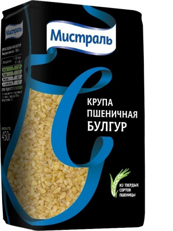 Крупа МИСТРАЛЬ булгур пшеничная 500гр