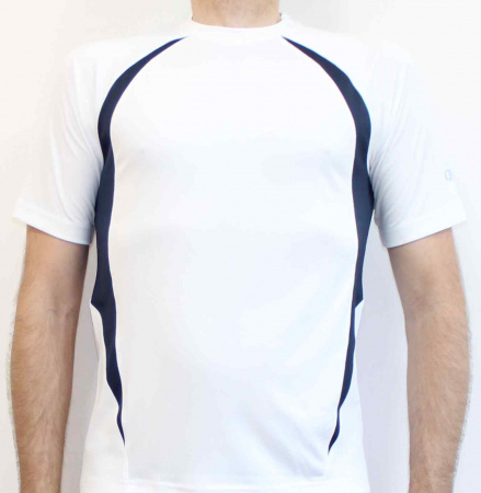 Футболка мужская Champion Double Dry Elevetion, бел/черн S