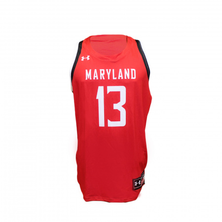 Майка без рукавов Under Armour красная с надписью MARYLAND 13, р.L/G