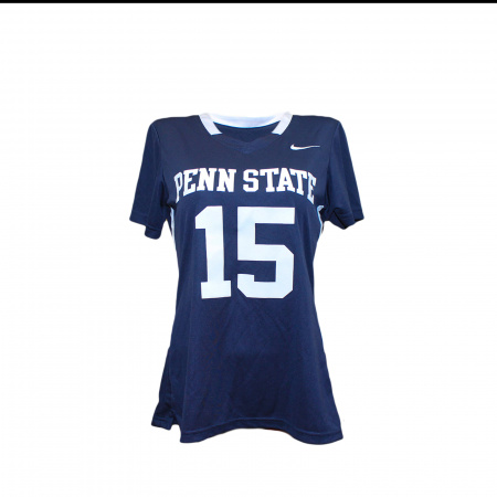Майка с коротким рукавом NIKE синяя с надписью PENN STATE 15, р.М