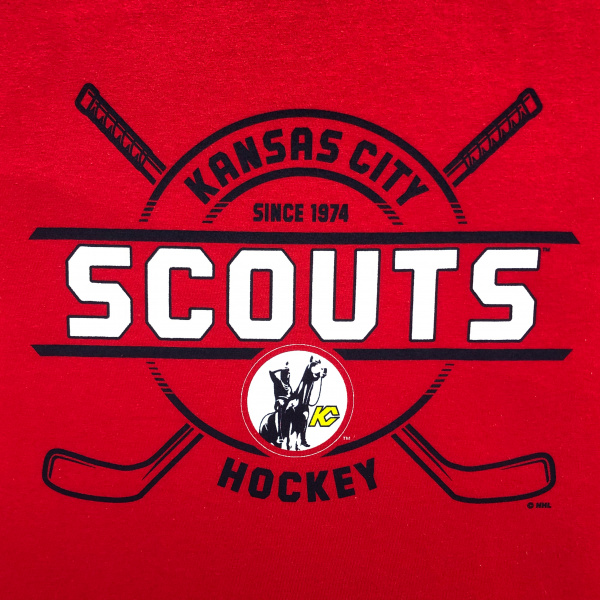 Футболка мужская Champion NHL Kansas City, цвет scarlet, 2XL