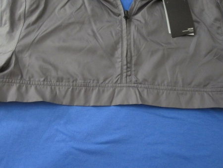 Куртка с капюшоном Under Armour серая с голубым