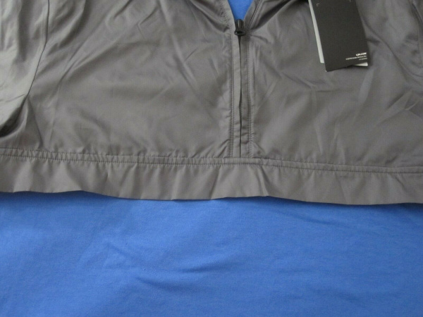 Куртка с капюшоном Under Armour серая с голубым