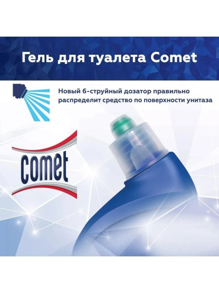 Чистящее средство для унитаза COMET Океан 700мл