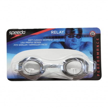 Очки для плавания Speedo Relay прозрачный