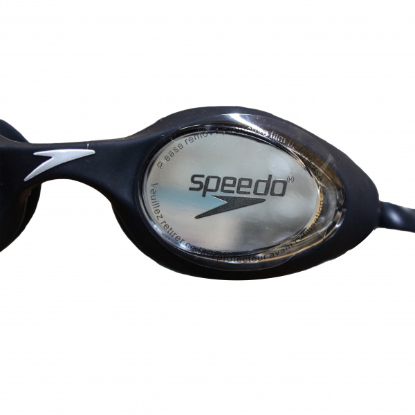 Очки для плавания Speedo Segnar, черные/дымчатое стекло