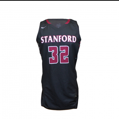 Майка без рукавов NIKE черная надписью STANFORD 32, р.M