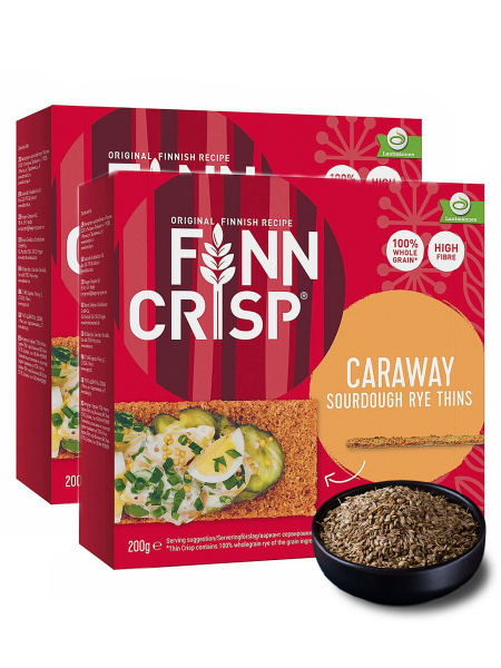 Сухарики FINN CRISP Caraway (с тмином) 200гр