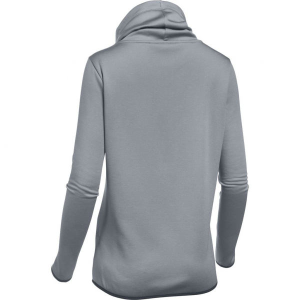 Женская спортивная флисовая худи UNDER ARMOUR с капюшоном, серая, размер S/M